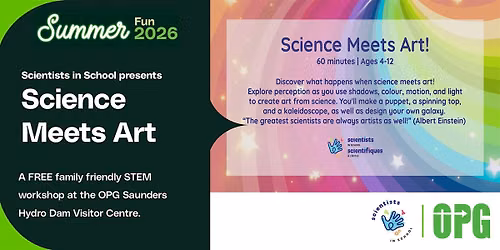 OPG proudly presents Scientists in School - Science Meets Art