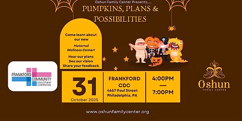 Pumpkins, Plans & Possibilities