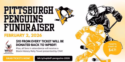 WPBDF & Pittsburgh Penguins Fundraiser