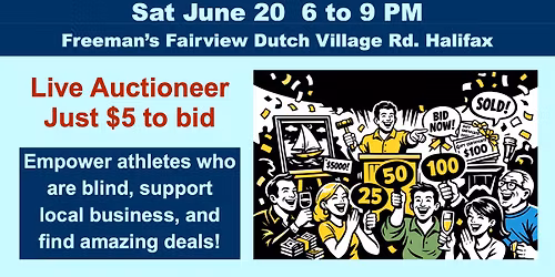 Charity Auction for Blind Sports NS