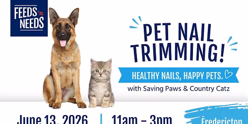 Feeds'n Needs Fredericton Nail Trimming