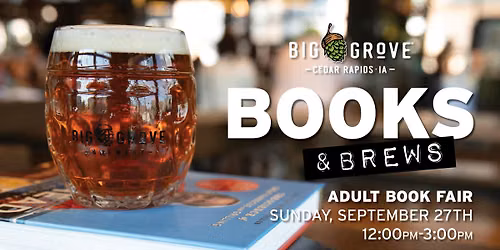 Books & Brews Adult Book Fair | Cedar Rapids