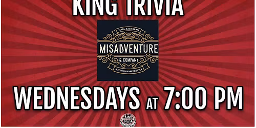 Trivia Night at Misadventure & Co.