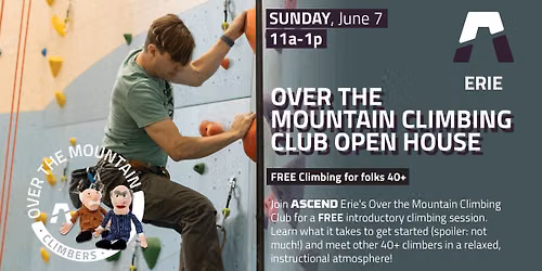 FREE Over the Mountain Climbing Club Open House