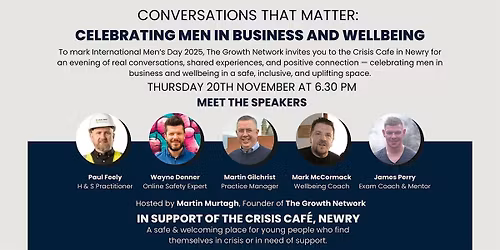 Conversations that Matter: Celebrating Men in Business and Wellbeing