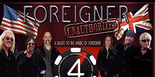 Foreigner Unuathorized at Crawdads on the Lake