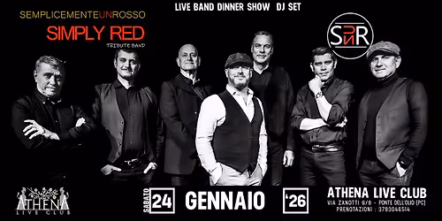 ATHENA LIVE CLUB SABATO 24 GENNAIO 2026 \/\/ SEMPLICEMENTE UN ROSSO