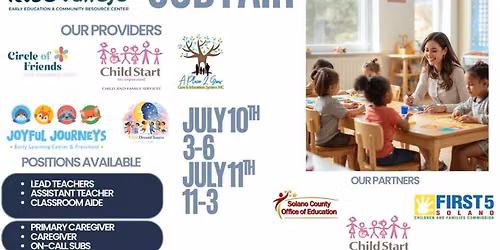 JOB FAIR FOR EARLY CHILDHOOD EDUCATORS 