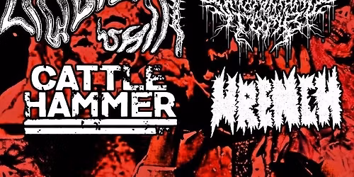 LIQUID S*** + SMOULDERING TOMB + CATTLE HAMMER + WRENCH at The Albert, Brighton, UK.