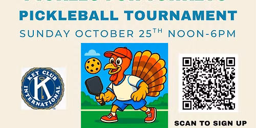 3rd Annual Pickles for Turkeys Pickleball Tournament