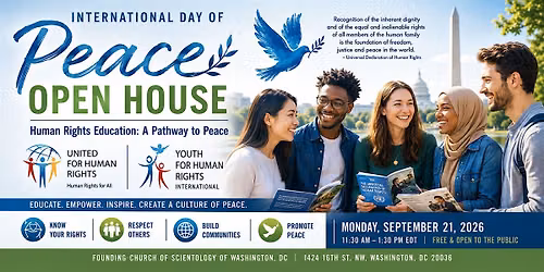 International Day of Peace Day Open House