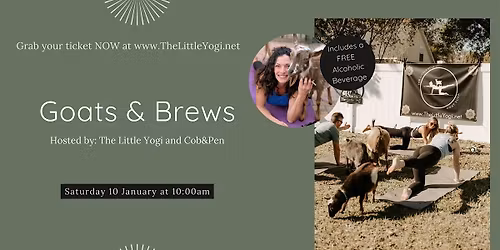 Goat Yoga at Cob & Pen