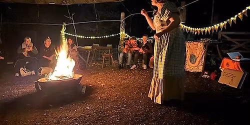 "Rough Magic" fireside story telling for adults for the Winter Solstice