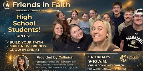Friends in Faith - Bible Study for High School & Junior High Students
