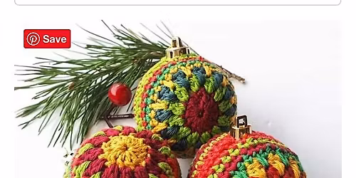 Crochet Christmas Baubles