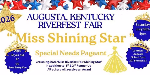 2026 Augusta Riverfest Fair - "Miss Shining Star Pageant"