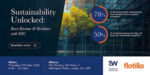 Sustainability Unlocked: Boost Revenue & Resilience with ESG