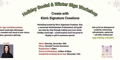 AAP-TCB Holiday Social and Winter Sign Workshop