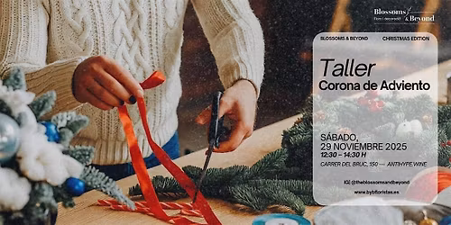 Taller Centro de Mesa de Adviento