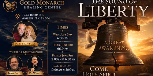 The Sound of Liberty - A Great Awakening Conference and Shabbat Dinner