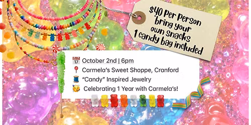 Hobby Ho x Carmela's Sweet Shop Candy Jewelry Event