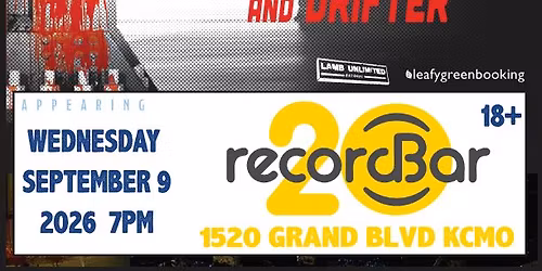 Unsane, Special Guest tba soon, Drifter