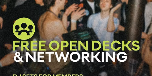 SYNTHO Open Decks & Networking