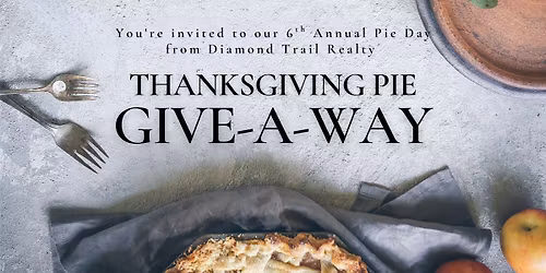 6th Annual Pie Giveaway!