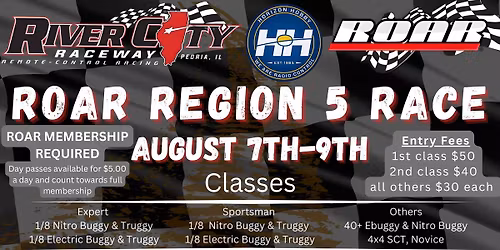 Roar Region 5- 1\/8th scale Regional Championships