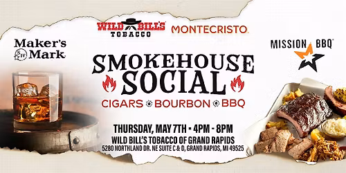 Wild Bill's Smokehouse Social  - Cigars, Bourbon, and BBQ