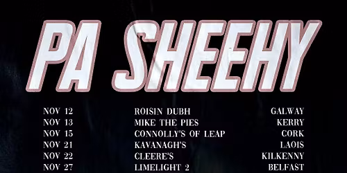 Pa Sheehy, The Social Donegal, 28th Nov 2025