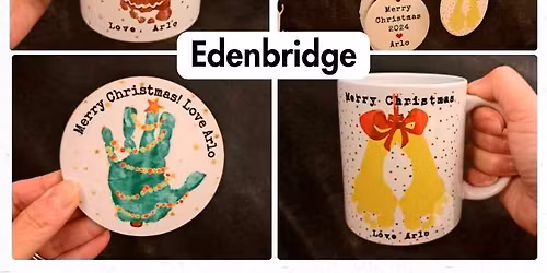 Christmas Handprint Ornament Creation