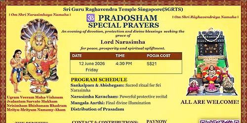 Pradosham Special Prayers for Lord Narasimhar