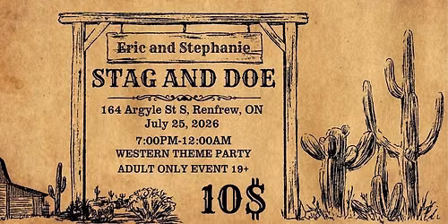 Eric's and Stephanie's Stag & Doe