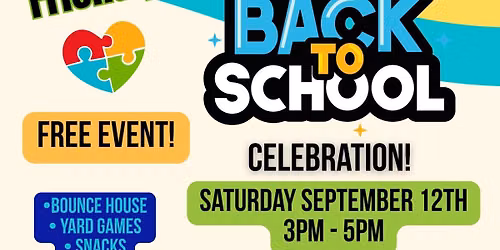 Sensory Friendly \ud83c\udf1f Back to School Celebration