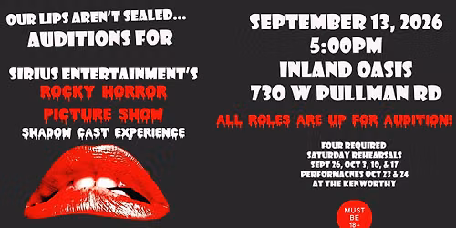 Auditions for Rocky Horror Picture Show Shadow Cast