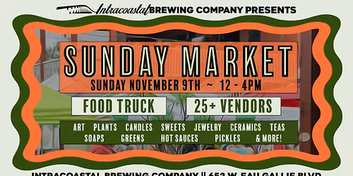 Intracoastal Sunday Market - November 2025