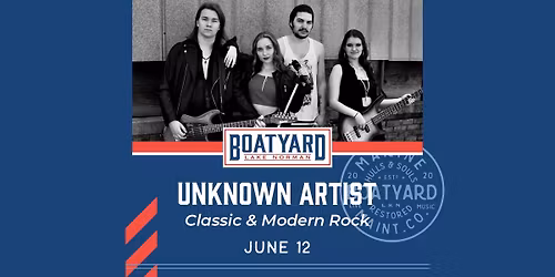 LIVE MUSIC: Unknown Artist (Classic & Modern Rock)