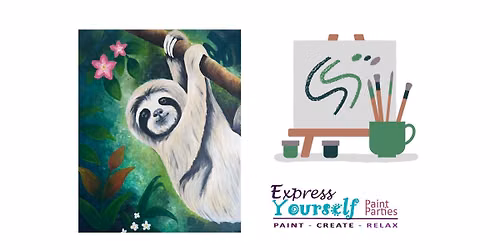 Just Slothing Around Paint Party @ Colchester