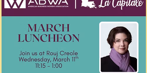 March Luncheon - Melissa Willis presents Networking vs. Selling: There is a Difference