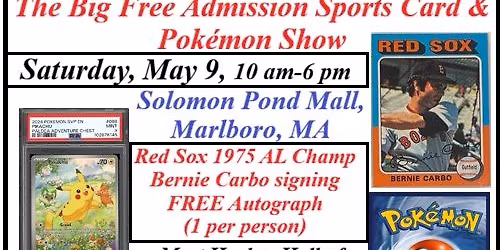 The Big Free Admission Sports Card & Pokemon Show