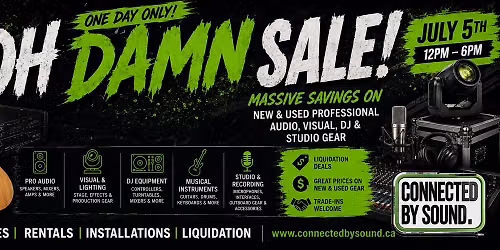 Oh DAMN Sale!  July 5th - 1776 O'Connor Drive