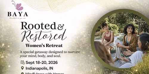 Rooted and Restored WOMEN'S RETREAT