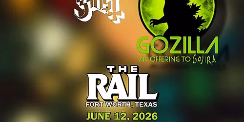 Ritual and Gozilla Tribute Night at The Rail