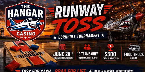 The Hangar Casino Runway Cornhole Tournament