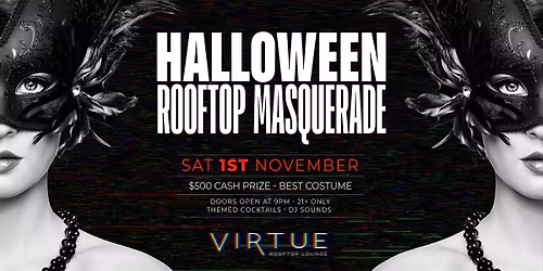 Virtue Rooftop's Halloween Masquerade