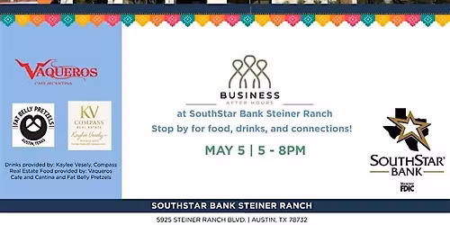 West Austin Business After Hours at SouthStar Bank