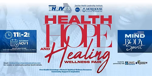 Health, Hope & Healing Community Wellness Fair