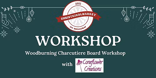 Woodburning Charcuterie Board Workshop with Coneflower Creations