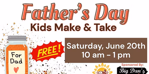 Father's Day Make & Take for Kids (FREE!)